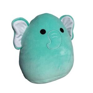 Squishmallows 10" Diego the Aqua Elephant Stuffed Plush Toy Soft Cute